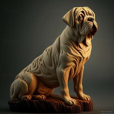 3D model Podenko canario dog (STL)